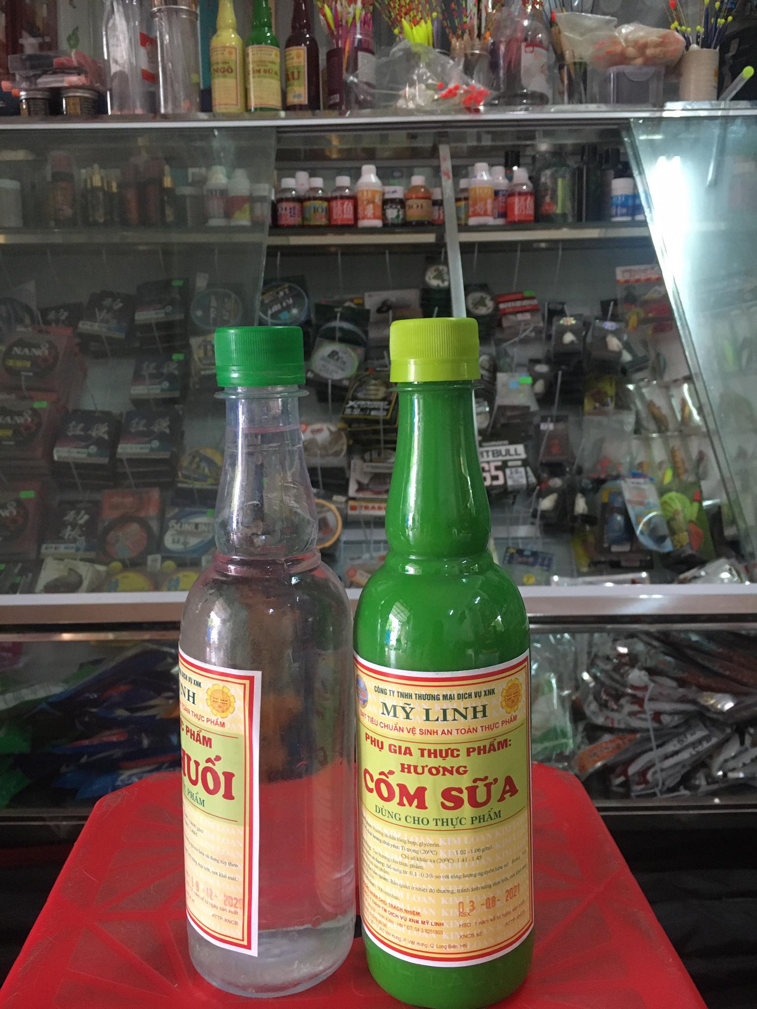 Combo tinh dầu hương chuối và hương cốm sữa chuyên dùng trong câu các loại các nước ngọt