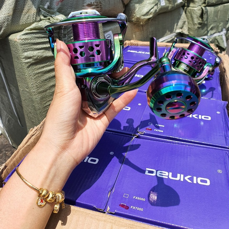 Máy câu cá titan deukio fx cao cấp. - sanami fishing