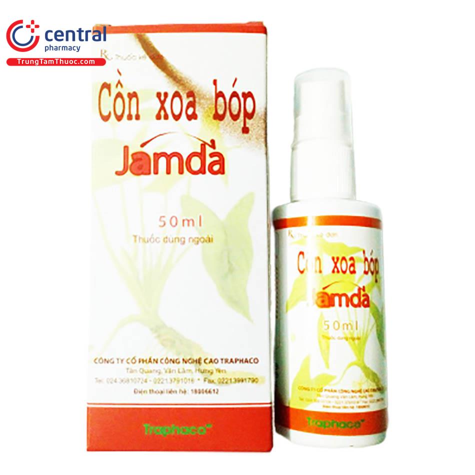 Cồn xoa bóp Jamda - 50ml