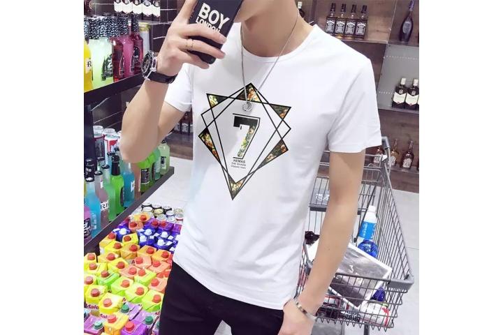 [HCM] XẢ HÀNG - ĐỒNG GIÁ 19K Áo thun nam body in hình Số 7 Cách Điệu độc đẹp vải dày mịn mát