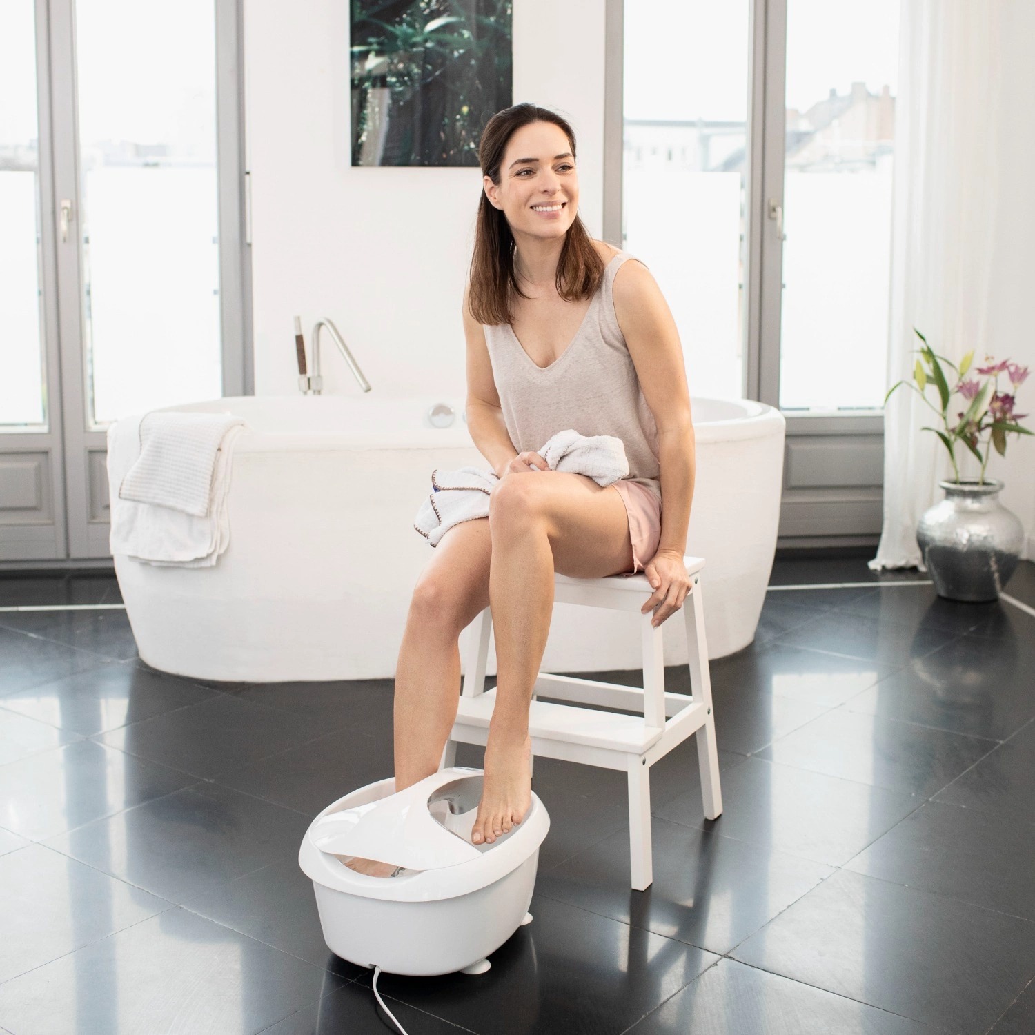 [THẾ HỆ MỚI] Bồn ngâm Massage chân Medisana FS 888 [HÀNG ĐỨC]