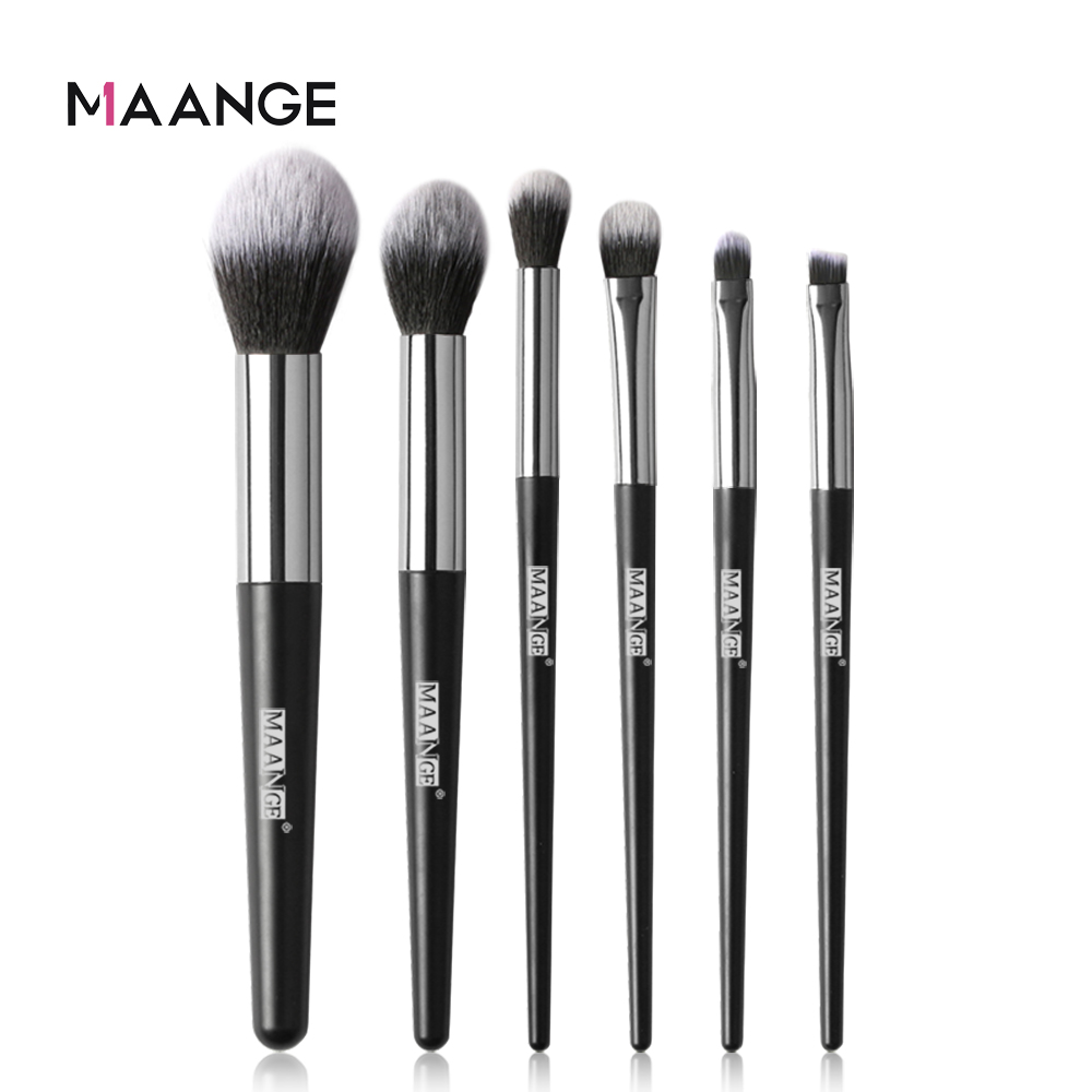 Bộ Cọ Trang Điểm 6 cây MAANGE Dùng Đánh Phấn Mắt / Phấn Phủ