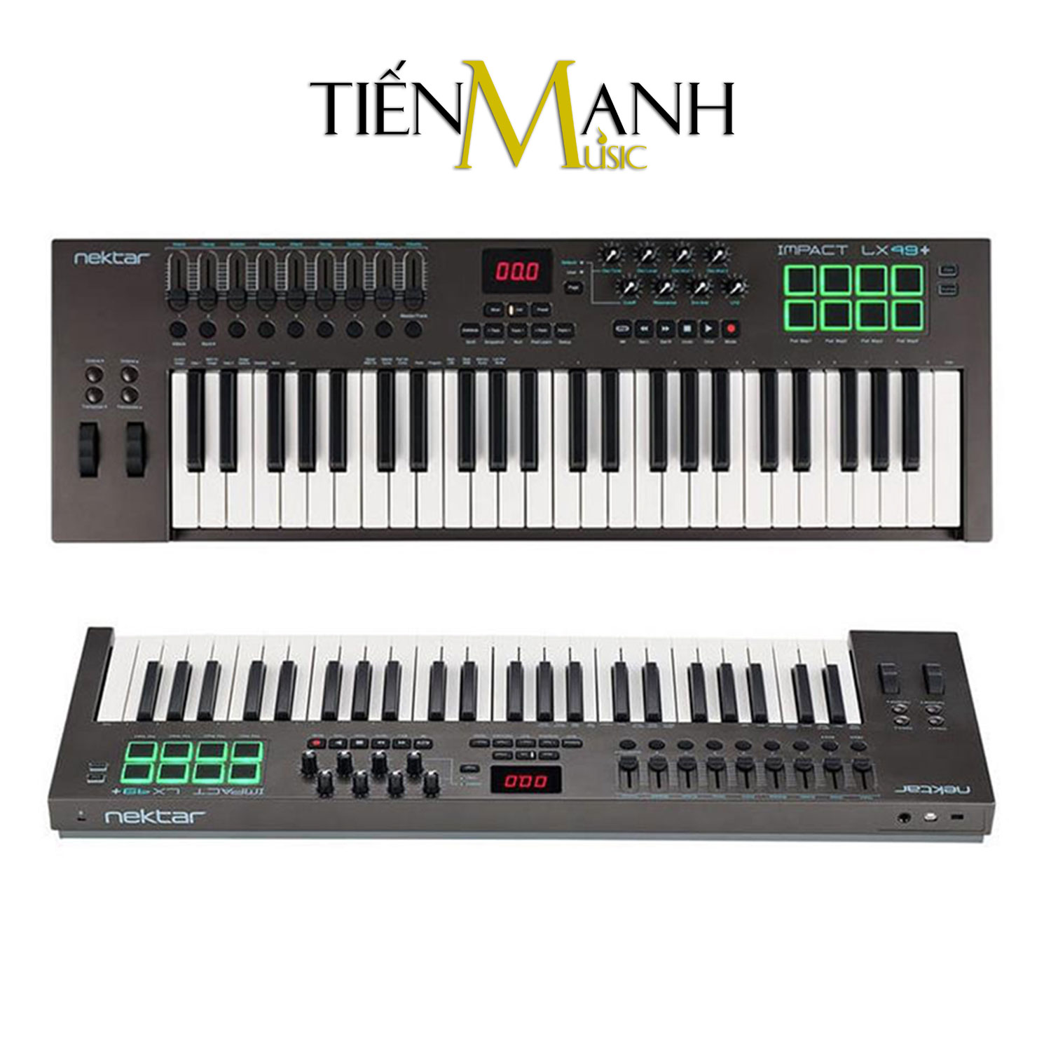 [Trả góp 0%] Nektar LX49 MK3 Midi Keyboard Controller 49 Phím Cảm ứng lực (Bàn phím sáng tác - Sản xuất âm nhạc Producer)