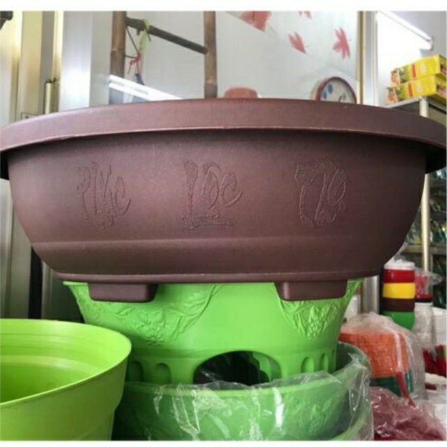 chậu nhựa bonsai oval đk 36cm