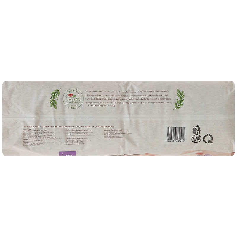 Tã Quần Huggies Platinum Nature Made Size M 58 Miếng (6 – 11 kg)