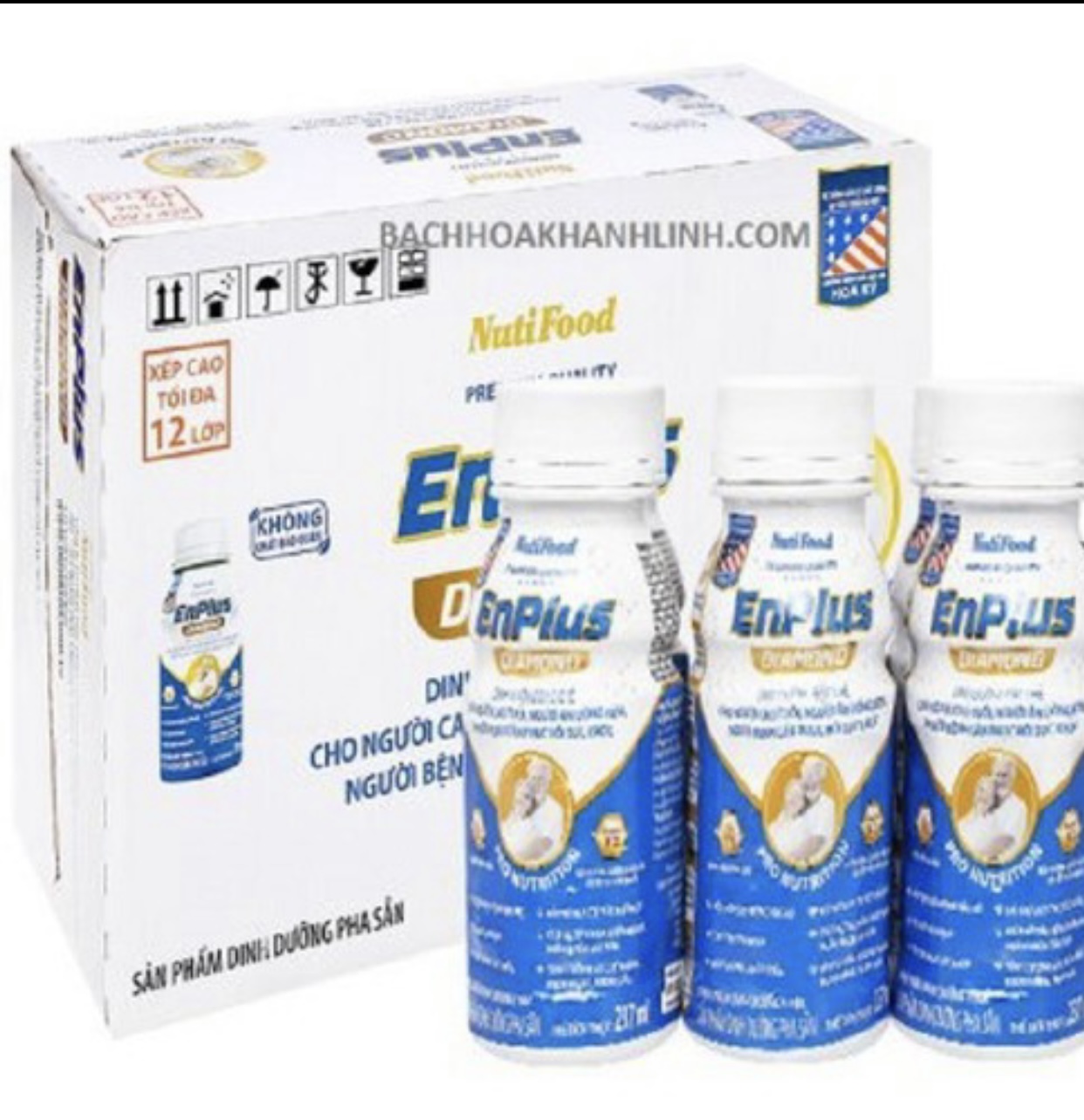Lốc 6 chai sữa pha sẵn Enplus Diamond 237ml
