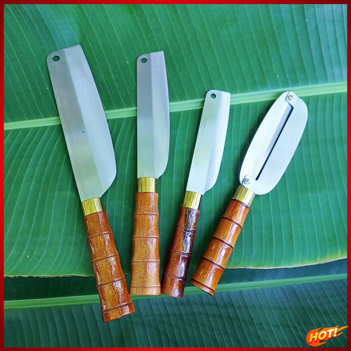 Bộ Dao Nhà Bếp 5 Món Thép Không Rỉ Cao Cấp - Dao Bếp