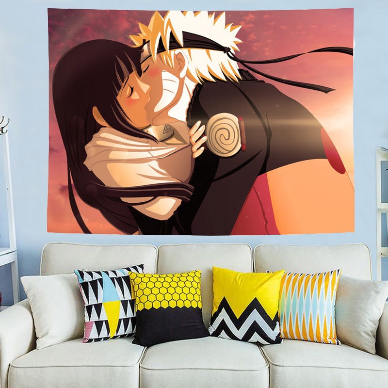 [Kèm ĐÈN NHÁY + MÓC TREO] Thảm treo tường - Tranh vải decor tặng kèm móc treo tiện lợi kích thước 1m3x1m5, Tranh Vải Treo Tường Trang Trí Nhà Cửa Phòng Ngủ Phong Cách Hoạt Hình, Tranh Thảm Làm Nền Chụp Ảnh