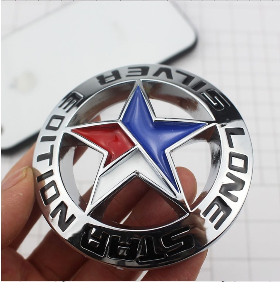 TEM KIM LOẠI LONE STAR EDITION MÀU CROM ( 1 CÁI)