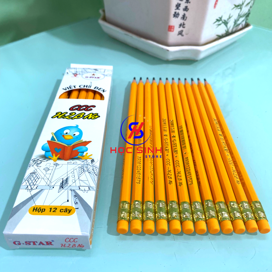Hộp 12 Cây Bút Chì Dẻo CCC Gstar
