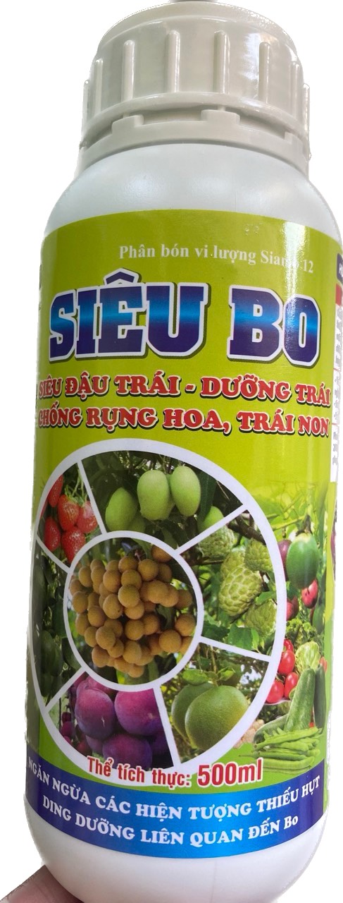 Phân bón lá siêu bo 500ml siêu đậu trái – chống rụng hoa, rụng trái non