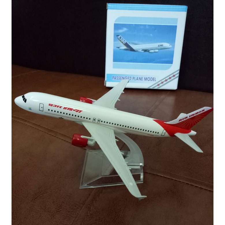 Mô hình máy bay tĩnh A380 India Air 16cm