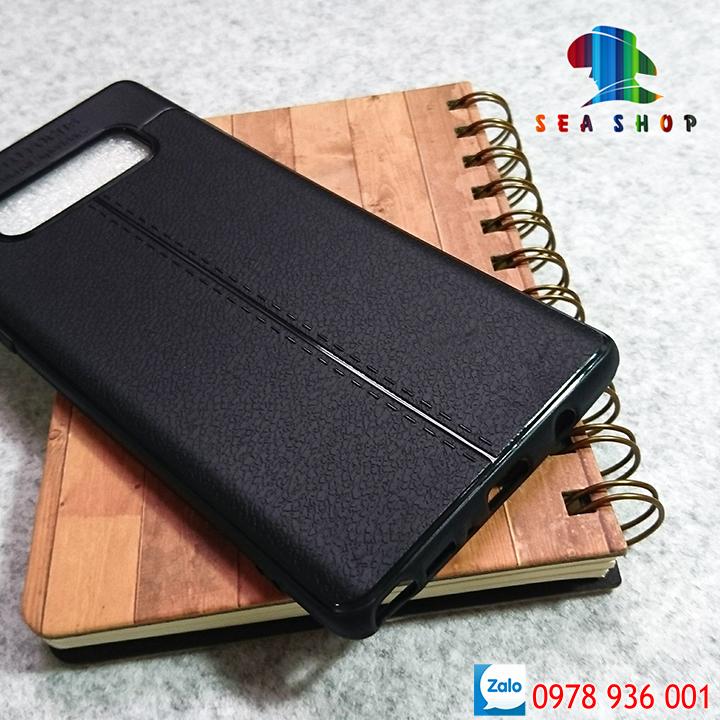 Ốp lưng Samsung Galaxy Note 8 Nhựa dẻo - vân da loại A