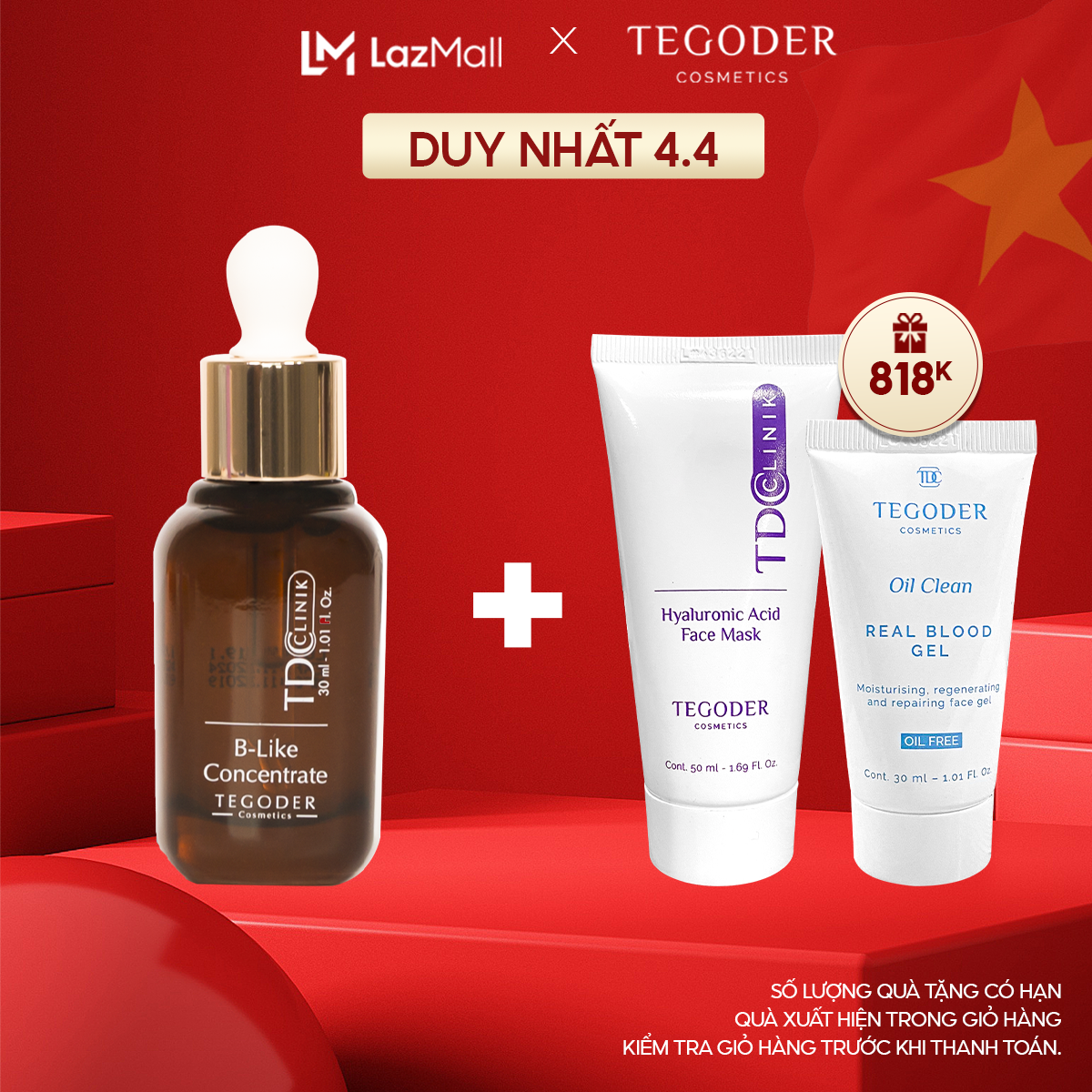 Tinh chất làm mờ nếp nhăn và săn chắc da hiệu ứng Botox Tegoder B-Like concentrate 30 ml mã 9812
