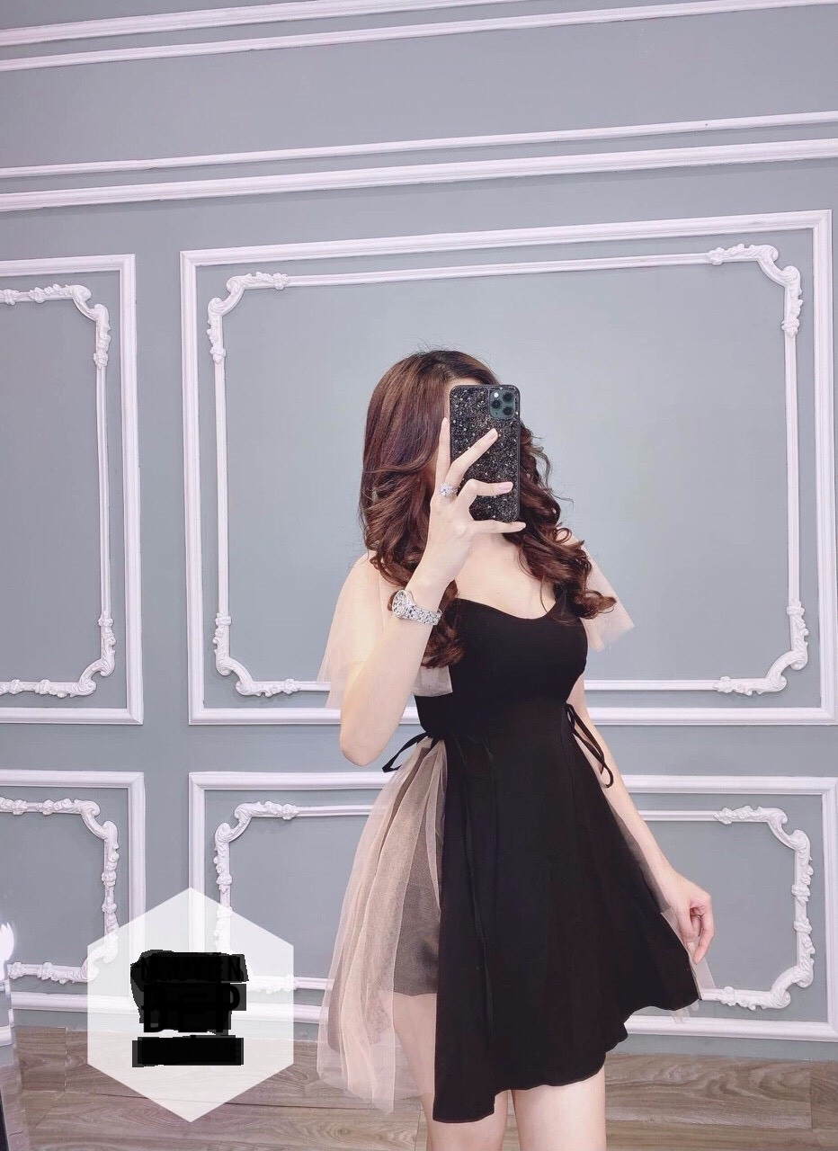 VÁY NỮ DỰ TIỆC 3 MÀU ĐỎ HỒNG ĐEN