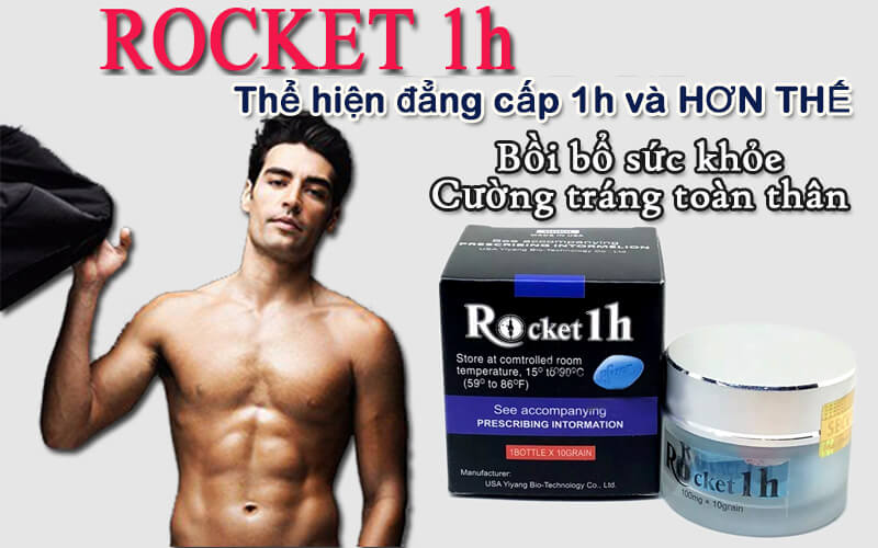 Viên uống cải thiện sinh lý nam rocket 1h
