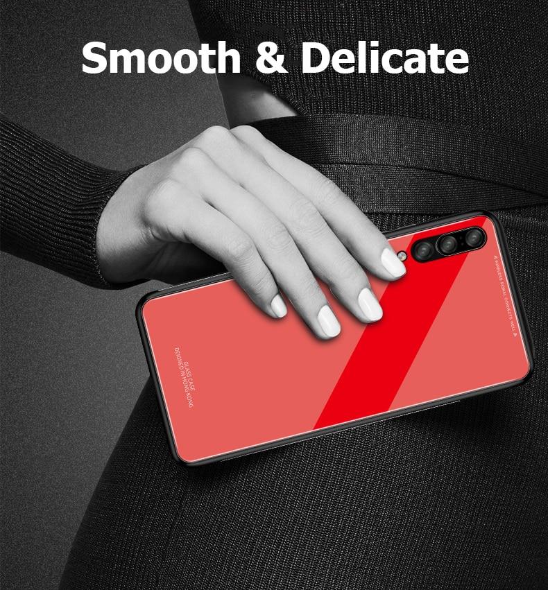 Samsung Galaxy A7 2018 Ốp lưng kính cường lực