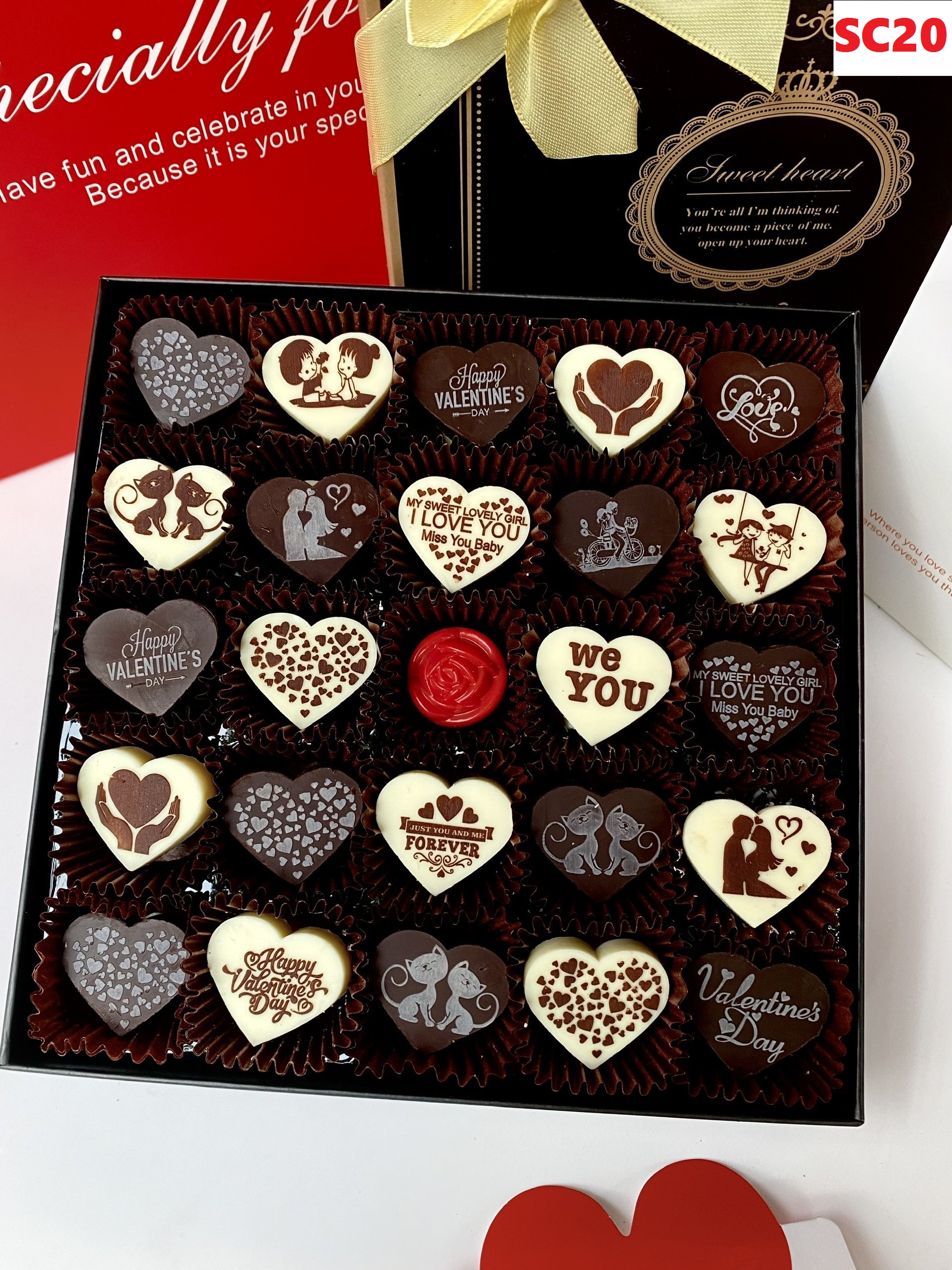 (5 ƯU ĐÃI) Socola valentine cao cấp năm 2025