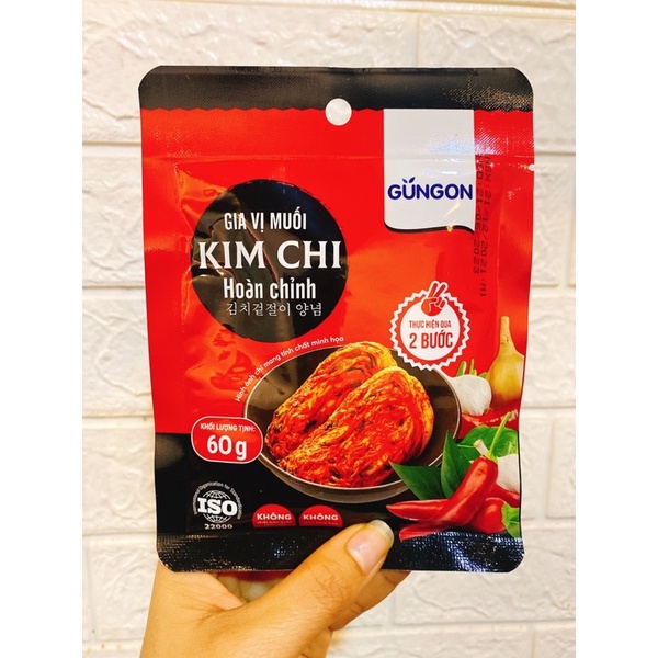 Gia vị muối kim chi Hàn Quốc 60g ( combo 10 gói )