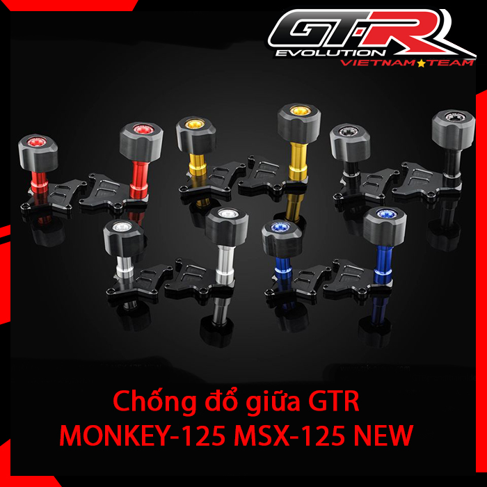 [HCM][Chính hãng] Chống đổ giữa GTR MONKEY125(4 số) MSX125 NEW SF