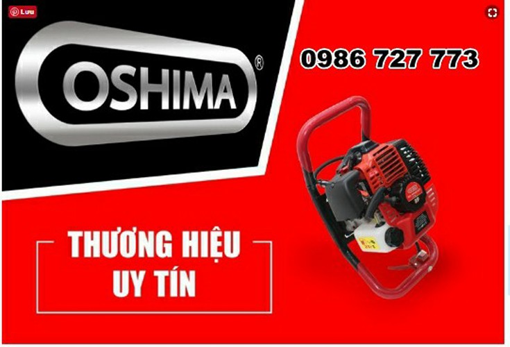 Máy khoan đất oshima 2ps kèm mũi khoan 100mm