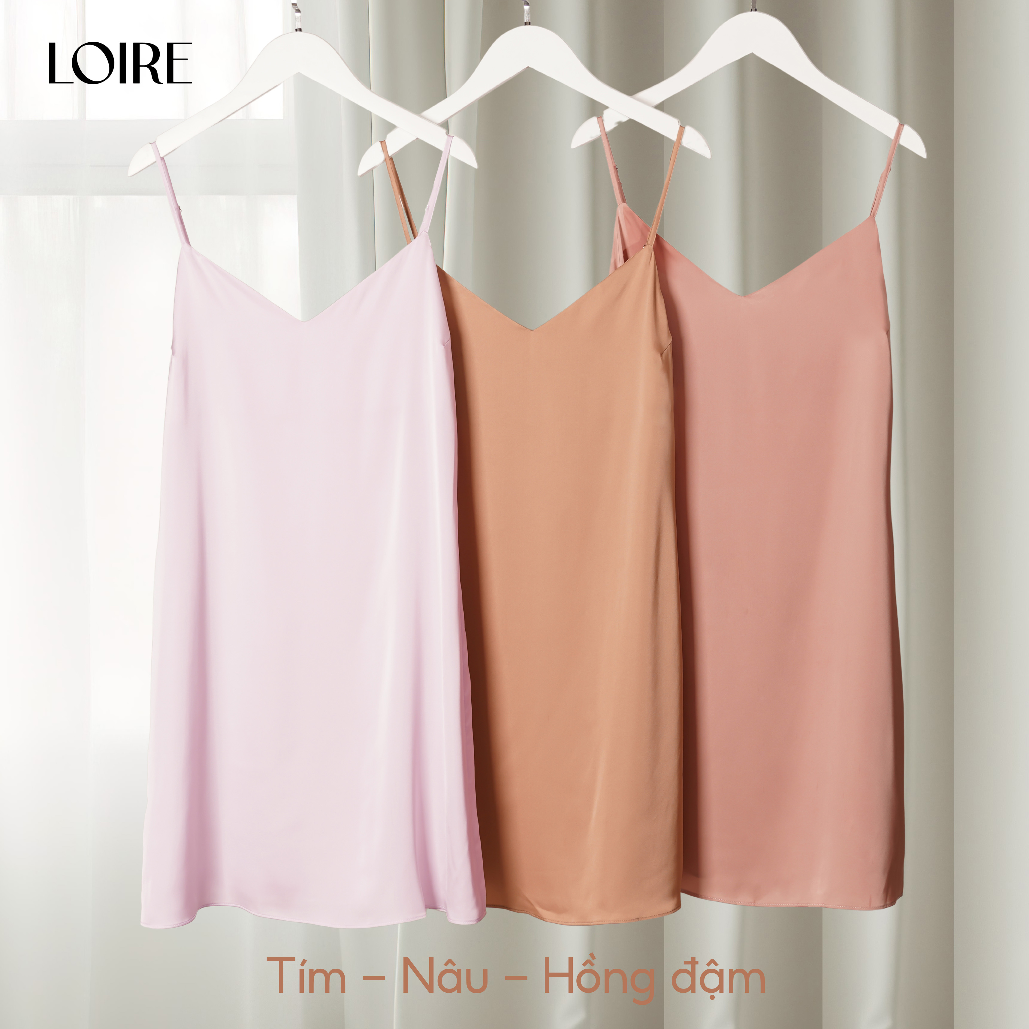 Váy Lụa Xuông Basic Loirechic VNS01