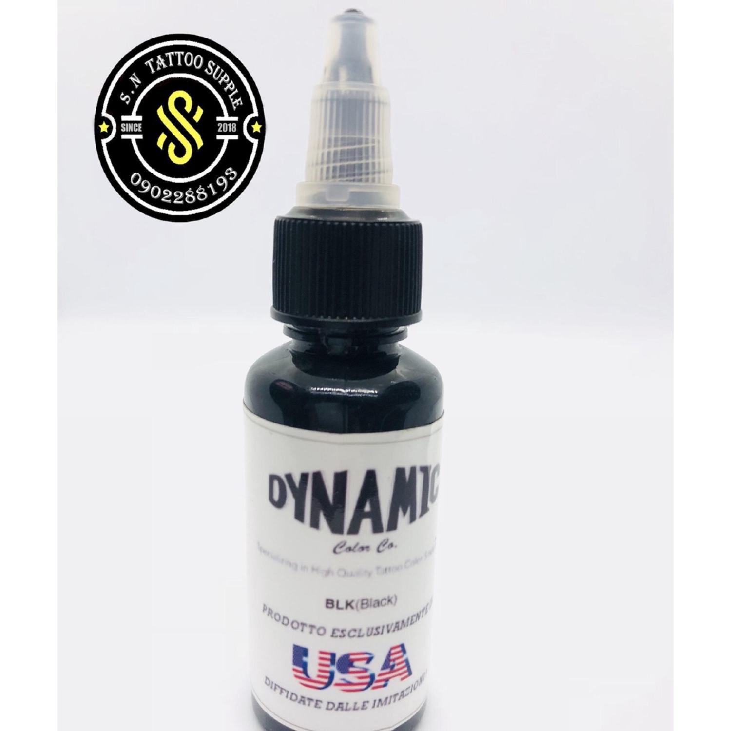 💝 mực đen xăm hình dynamic blk 30ml