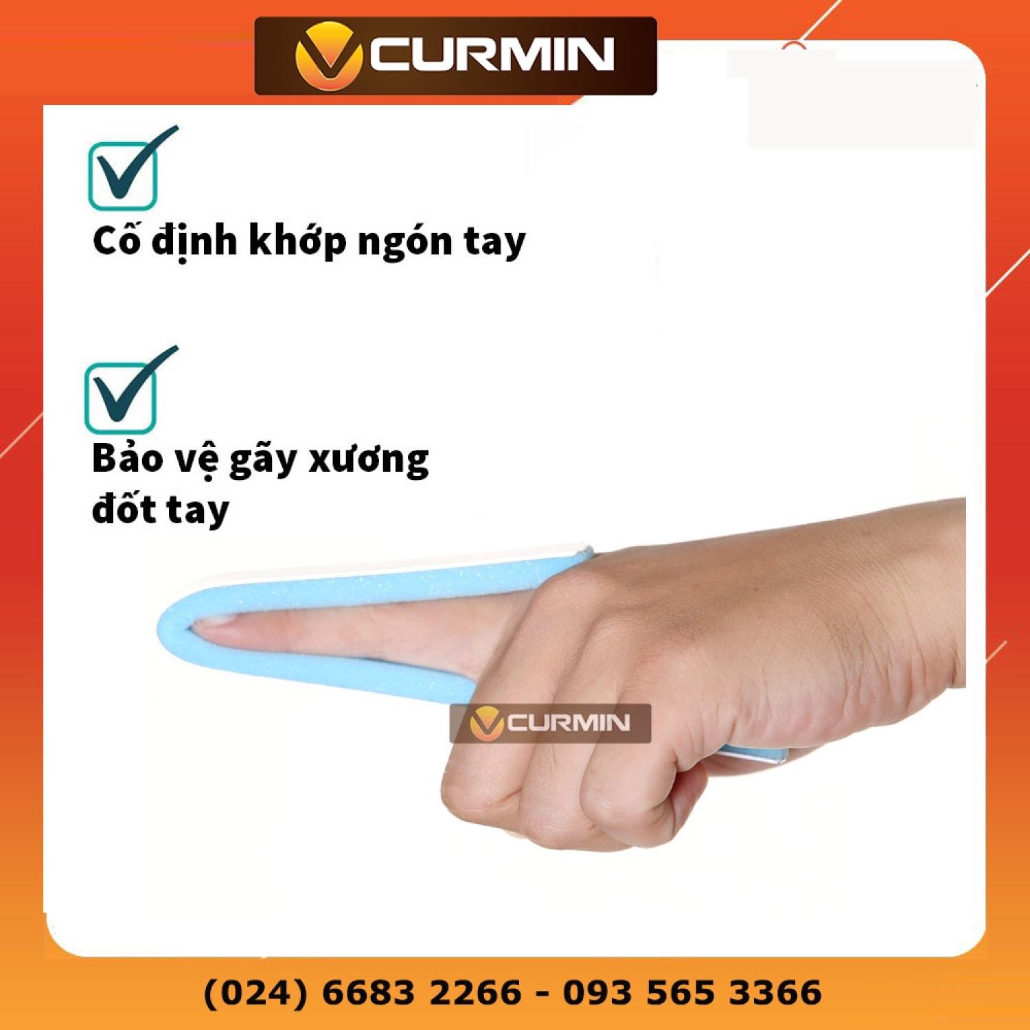 Nẹp iselin orbe – nẹp cố định khớp ngón tay, ngón tay