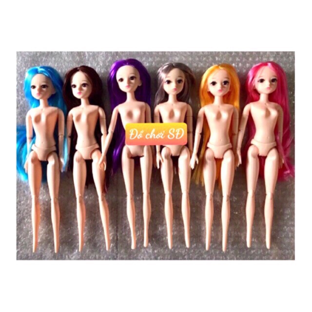 Búp bê 30 cm - mắt 3D , 20 khớp