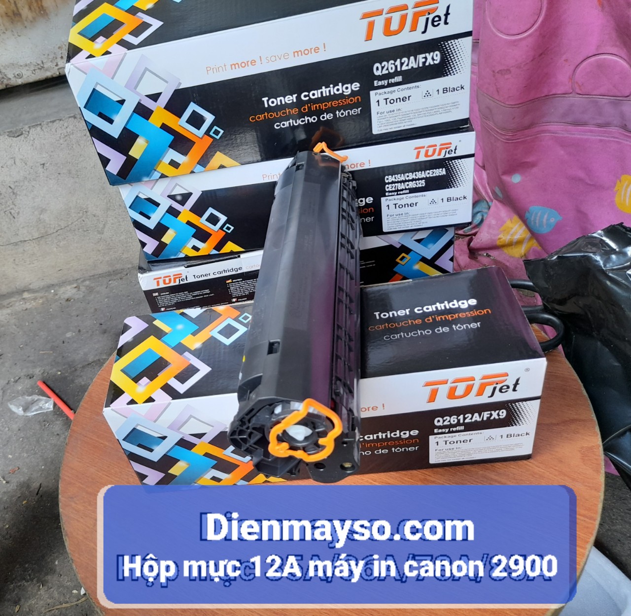Hộp Mực máy in HP 1012 1015 1018