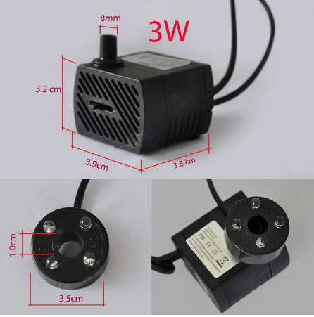 [HCM][BƠM siêu ÊM] Bơm chìm mini 220V bể cá tiểu cảnh 25W 3W 5W