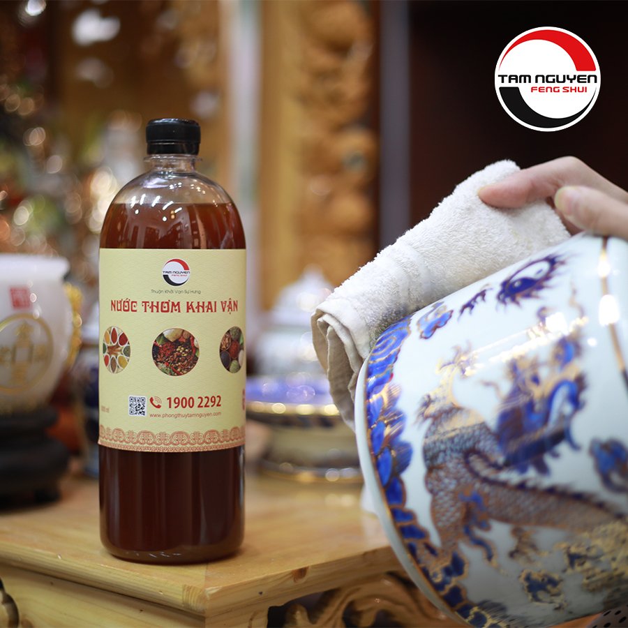 Nước thơm khai vận - Phong thủy Tam Nguyên