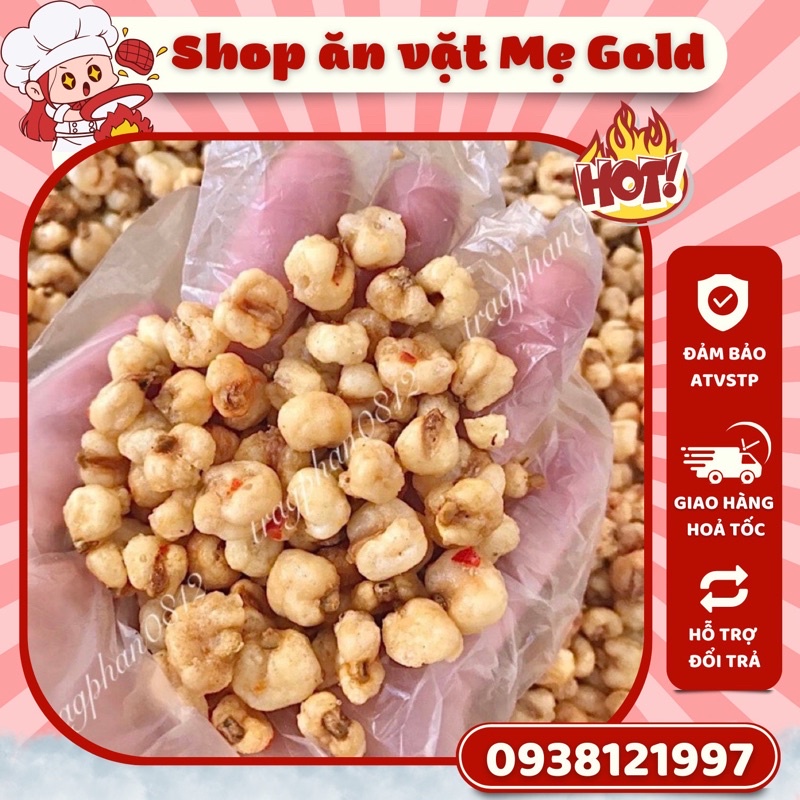 Ngô cay sấy giòn, bắp xóc mắm cay