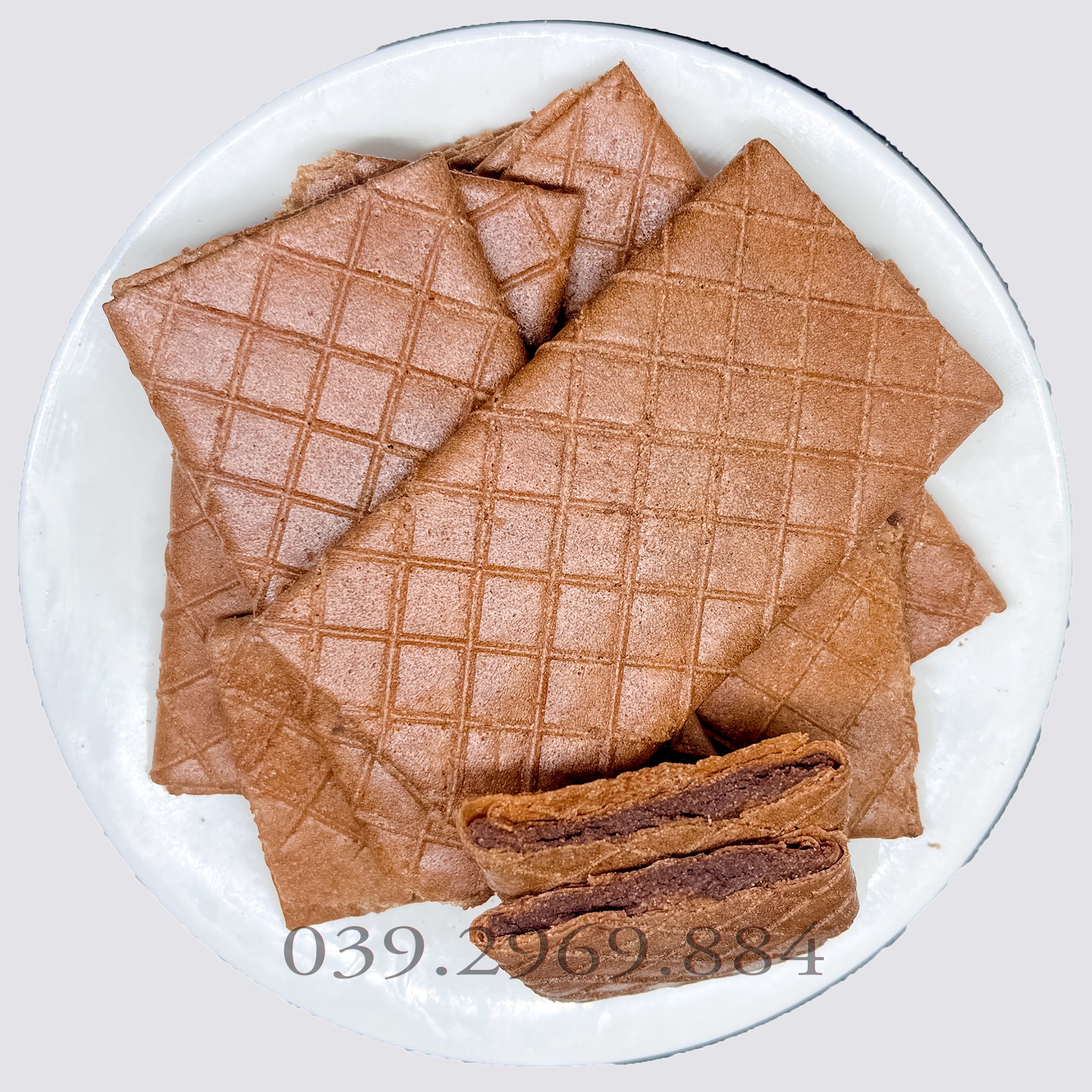 Bánh kẹp cacao giòn thơm ngon 250g/ 500g/ 1kg