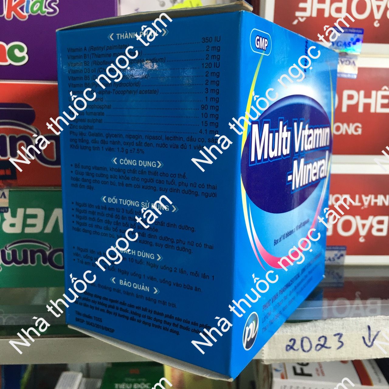 [Ảnh thật] Multi Vitamin Mineral - Phúc Vinh - Hộp 100 Viên
