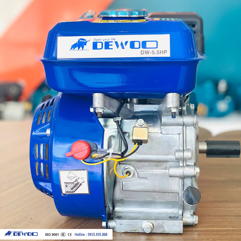 Máy nổ chạy xăng Dewoo Model DW-5.5Hp
