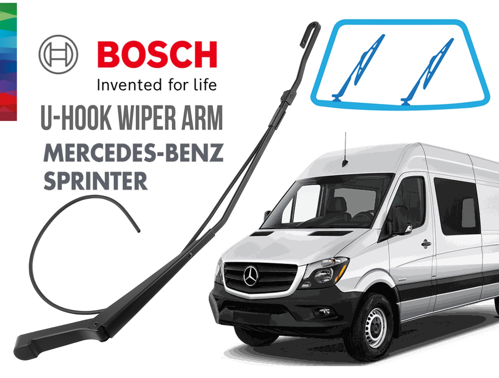 Tay Gạt Mưa Bosch Cho Mercedes Sprinter