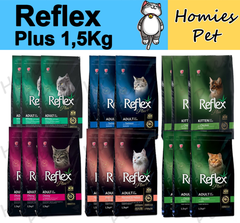 Hạt Reflex plus 1.5kg, thức ăn cho mèo - Homies Pet