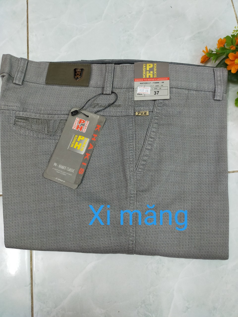Quần kaki trung niên bigsize cao cấp