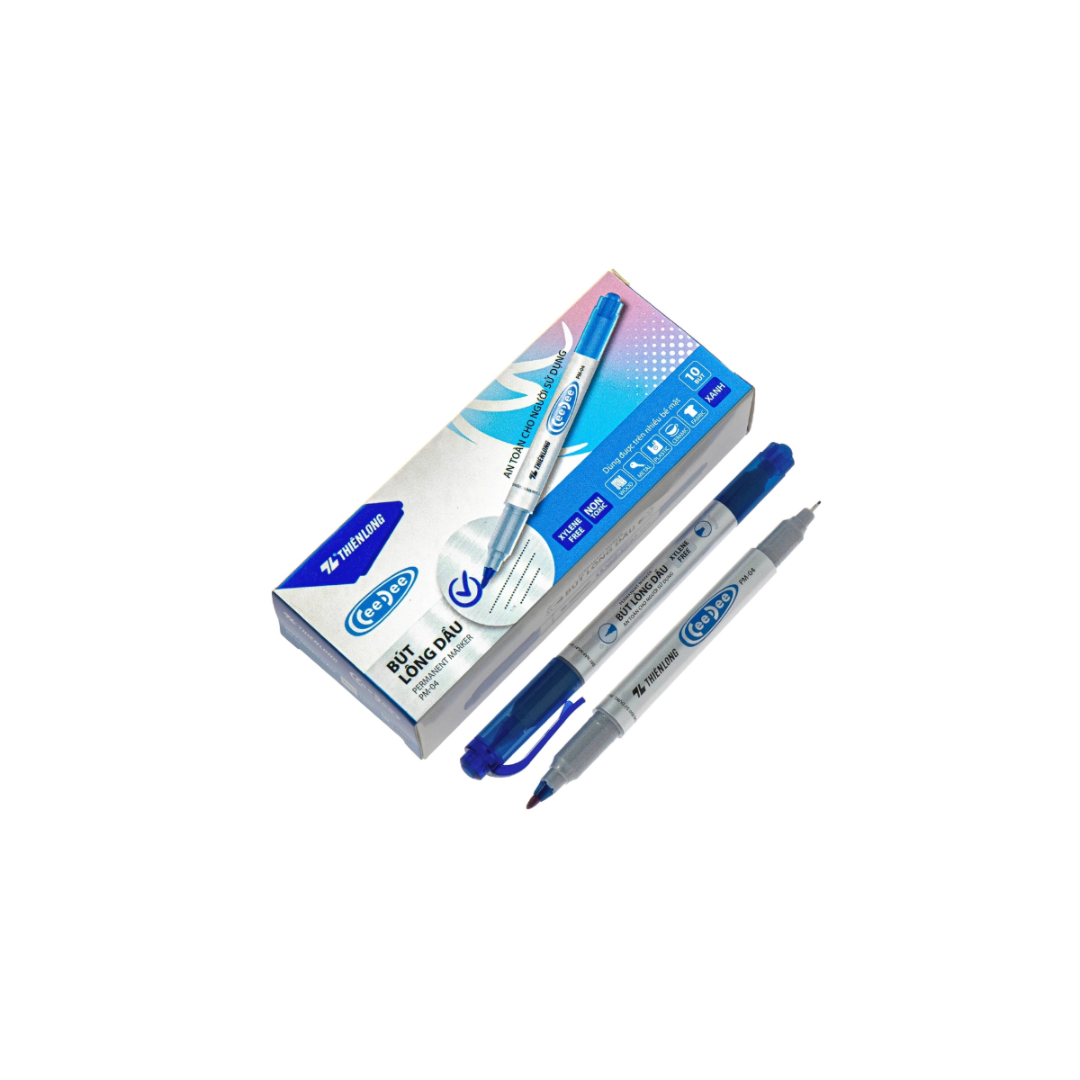 Bút Lông Dầu Thiên Long CeeDee PM-04 Hộp 10 Bút