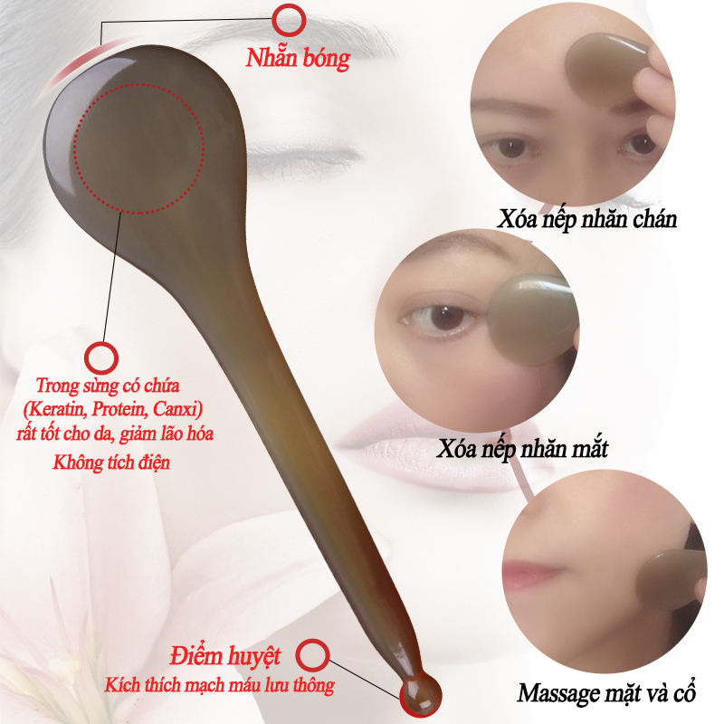 Magical horn pressing massage wand-round head remove wrinkle face-with video guide (mh804) hahanco