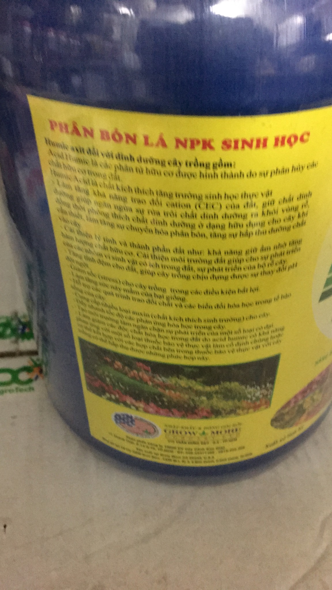 Phân bón lá cao cấp Humic 322 Growmore