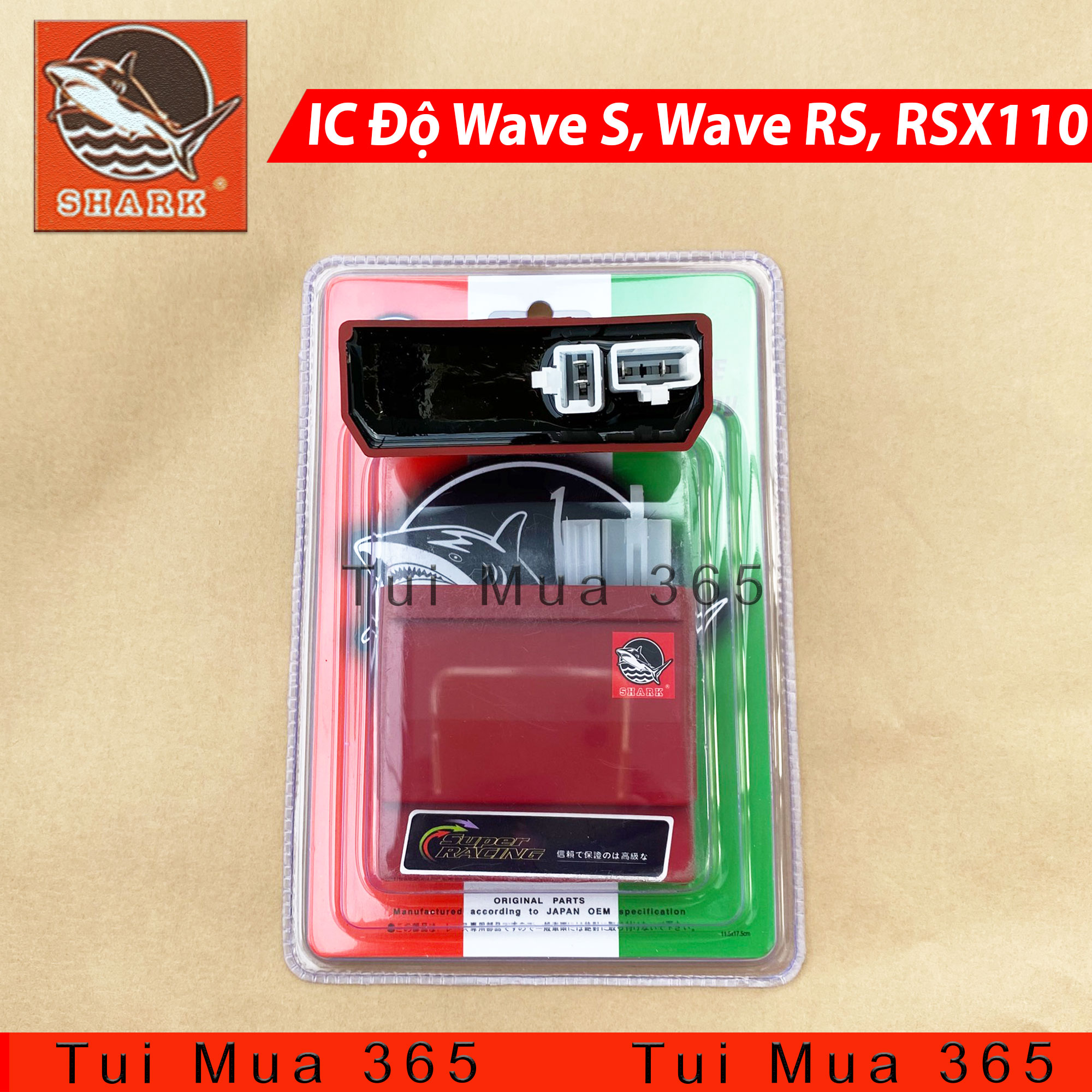 [HCM][ECU] IC Shark Mở Tua Honda Wave S110 RS110 RSX110