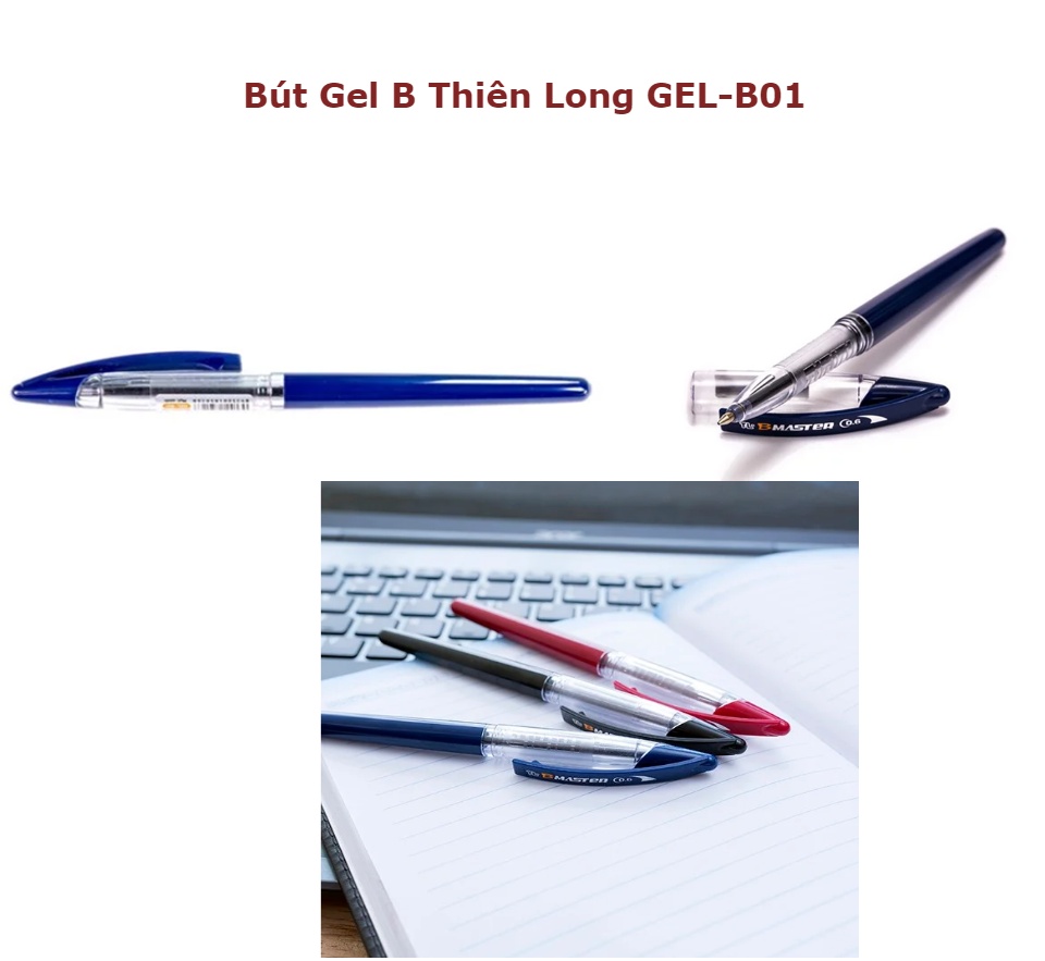 Bút gel b master thiên long 0.6mm gel-b01