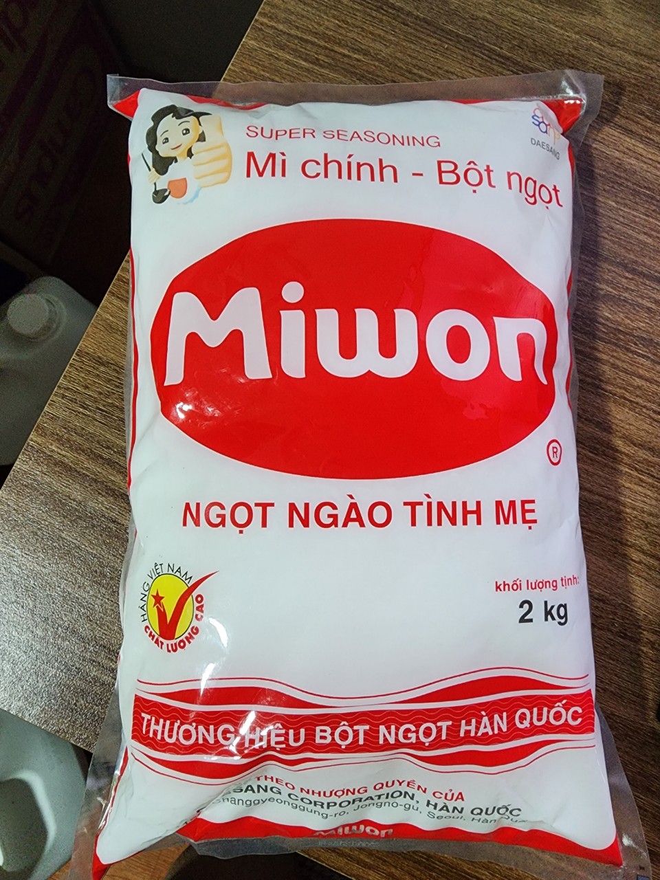 Mì chính Miwon cánh lớn - Túi 2kg
