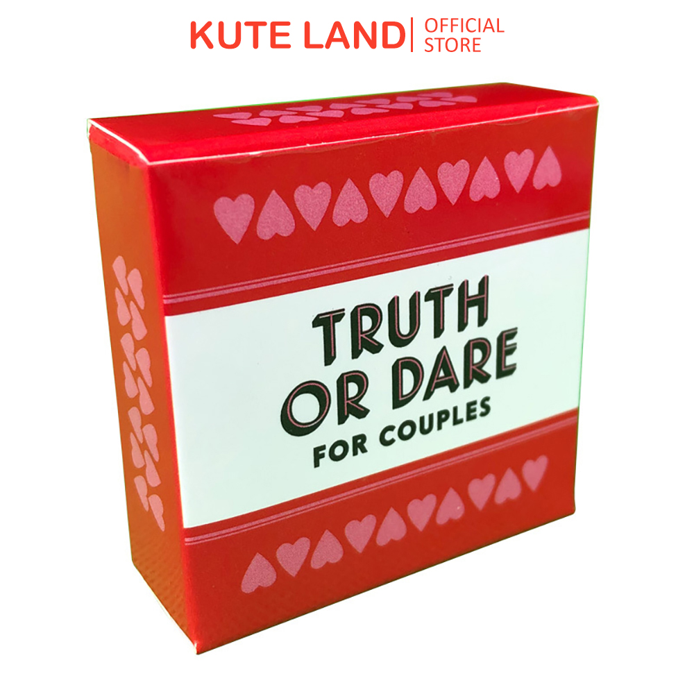 Bộ bài thách hay thật truth or dare board game dành cho cặp đôi tiếng anh