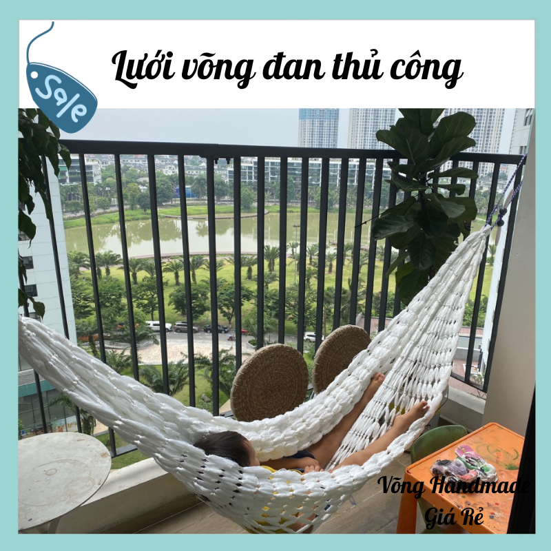Lưới Võng Sợi Tơ Treo Khung Dài 2M2 x 2M (Không Bao Gồm Khung)
