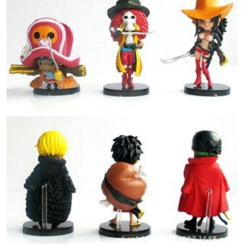 [HCM]Mô Hình One Piece - Bộ 9 Team Luffy mũ rơm CB01