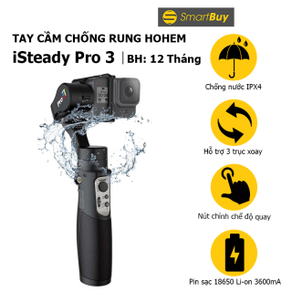 Hohem iSteady Pro 3 Tay cầm chống rung đạt chuẩn kháng nước IPX4 cho Smartphone, Gopro - Hàng chính hãng thumbnail