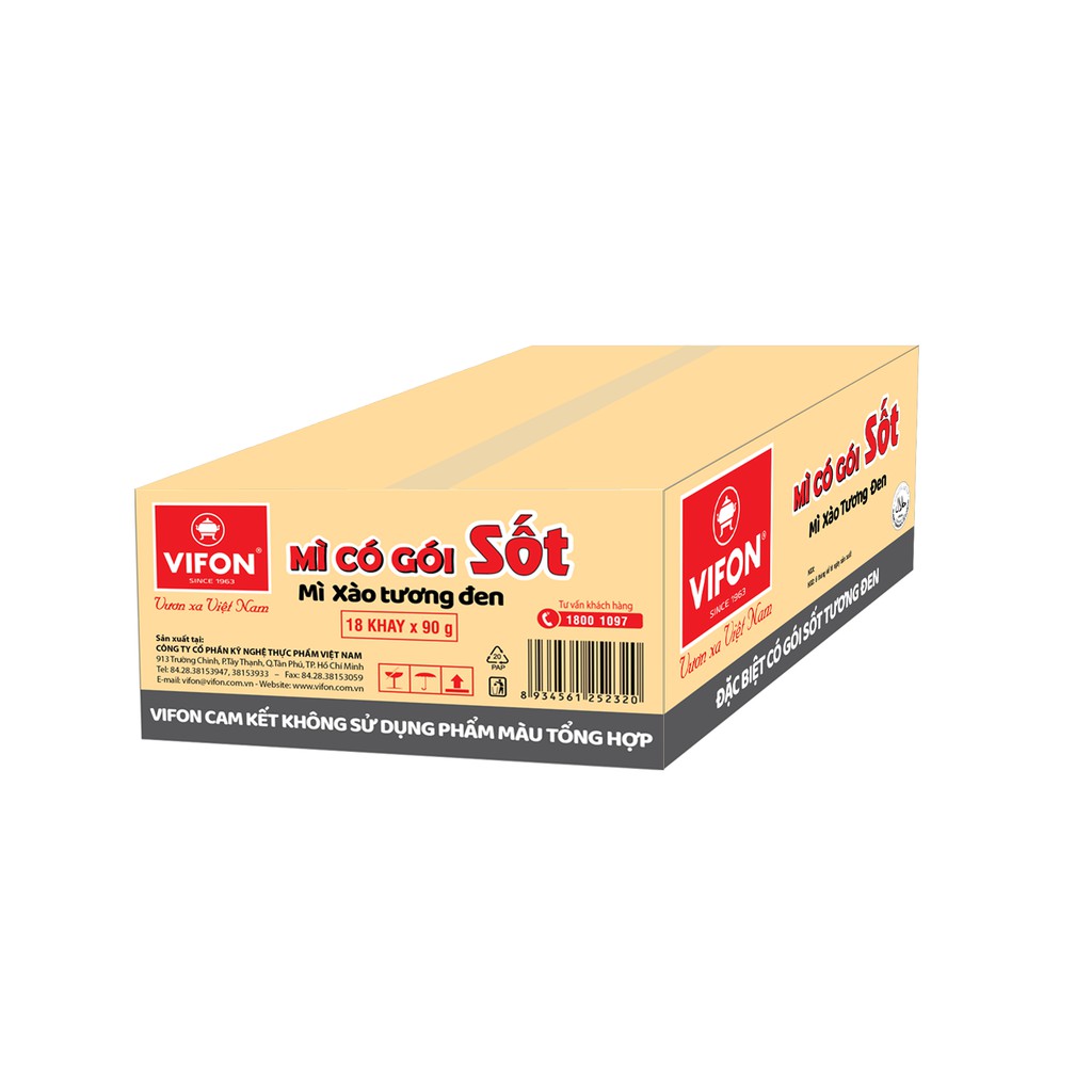 1 Khay Mì Xào Tương Đen VIFON (90g / Khay)
